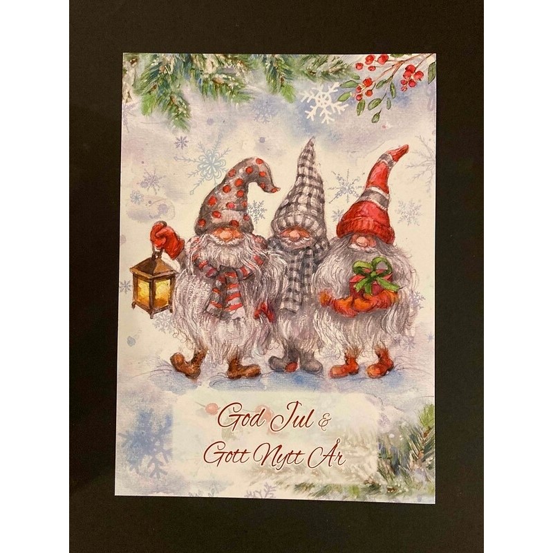 Vykort julkort 50-pack julvykort God Jul & Gott Nytt År