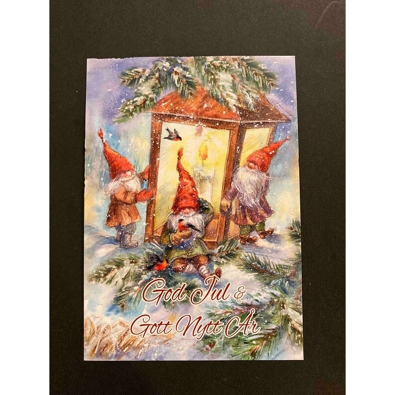 Vykort julkort 50-pack julvykort God Jul & Gott Nytt År