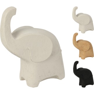 Elefant Vit 20 cm