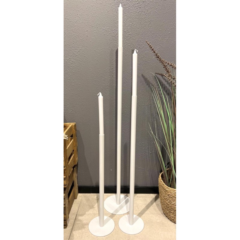 Ljusstake Golv Smide Vit 75 cm Ljusstake Golv Smide Vit 75 cm