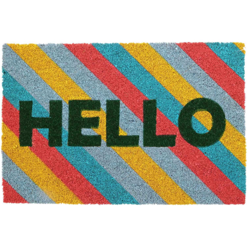 Dörrmatta Hello 59x39 cm