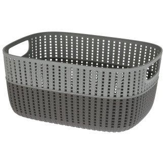 Korg Förvaring Beige Rosa Grå Grön Plast 38x28 cm