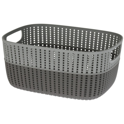 Korg Förvaring Beige Rosa Grå Grön Plast 38x28 cm