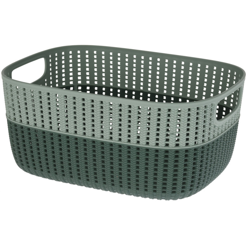 Korg Förvaring Beige Rosa Grå Grön Plast 38x28 cm