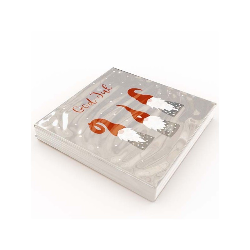 Servetter Julvätte 33x33 cm 20-pack