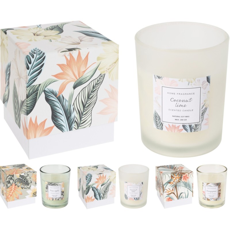 Doftljus Pineapple Glas Grönt Doftljus Pineapple Glas Grönt