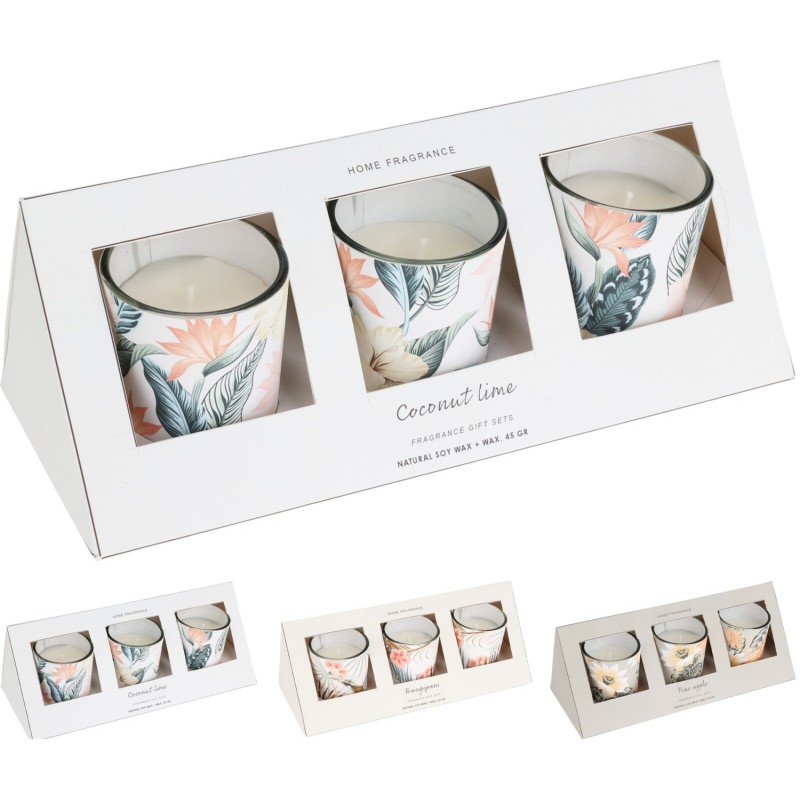 Doftljus 3-pack Pine Apple Glas Doftljus 3-pack Pine Apple Glas