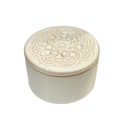 Doftljus med lock Cotton