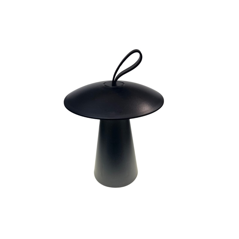 LED Lampa Uppladdningsbar Svart LED Lampa Uppladdningsbar Svart