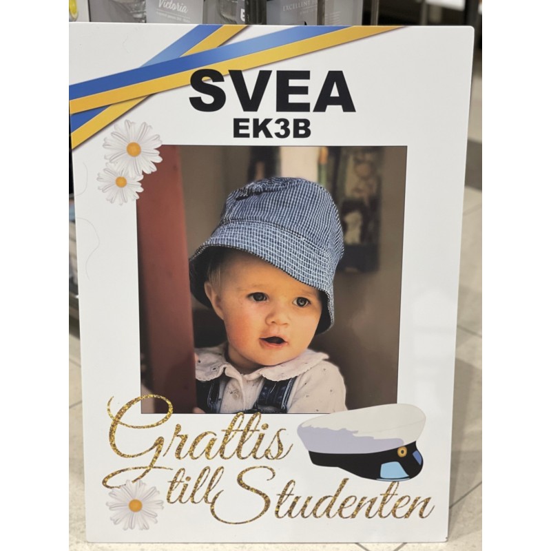 Studentskylt 50x70cm FLAGGA NR 20