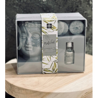 Aromaset Buddha Aromalampa Vax Doftolja Lotus Presentset Aromaset Buddha Aromalampa Vax Doftolja Lotus Presentset