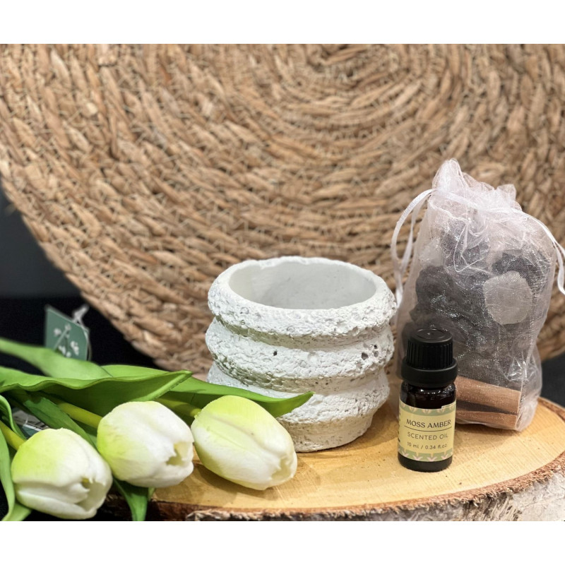 Aromaset Moss Amber Stenar Potpurri Doftolja Presentset Aromaset Moss Amber Stenar Potpurri Doftolja Presentset