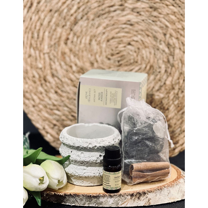 Aromaset Moss Amber Stenar Potpurri Doftolja Presentset Aromaset Moss Amber Stenar Potpurri Doftolja Presentset