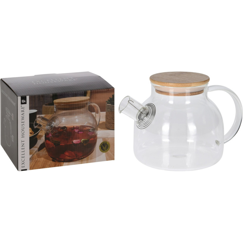 Tekanna Glas med sil Tekanna Glas med sil