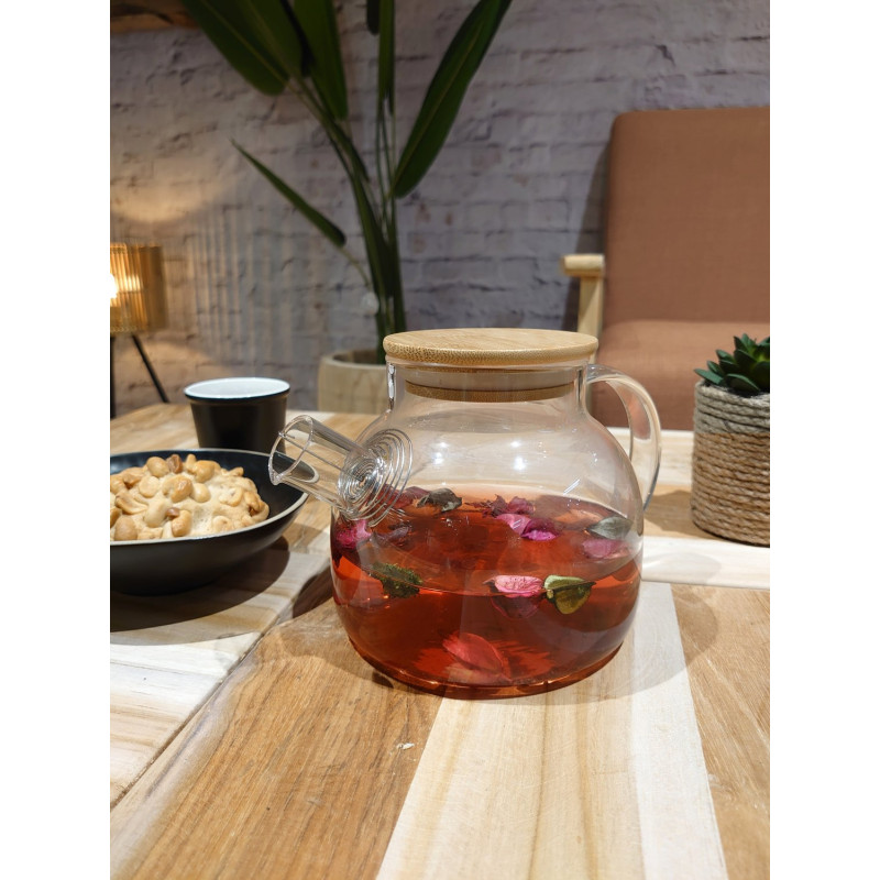 Tekanna Glas med sil Tekanna Glas med sil