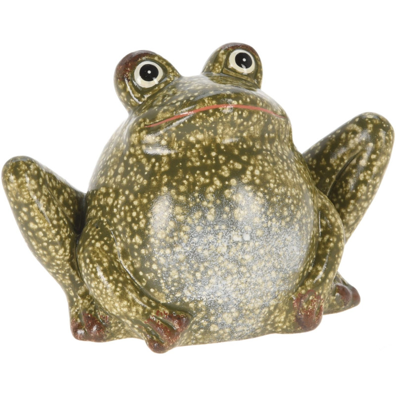 Groda Porslin Grön 8 cm Groda Porslin Grön 8 cm