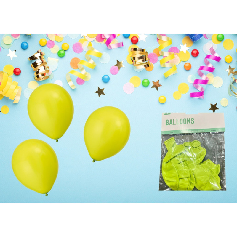 Ballong Grön 10-pack Latex