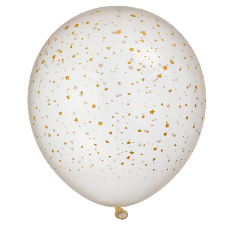 Ballong Stjärnor 6-pack 30 cm Latex Ballong Stjärnor 6-pack 30 cm Latex