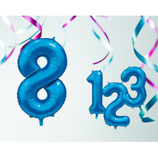 Ballong Siffra 8 Blå 86 cm Ballong Siffra 8 Blå 86 cm