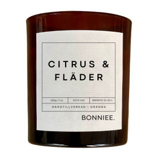 Bonniee Doftljus Citrus & Fläder 200 gram