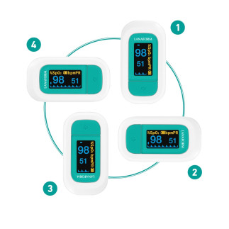Lanaform PO-110 Pulsoximeter – Mät Syresättning & Puls Med Precision