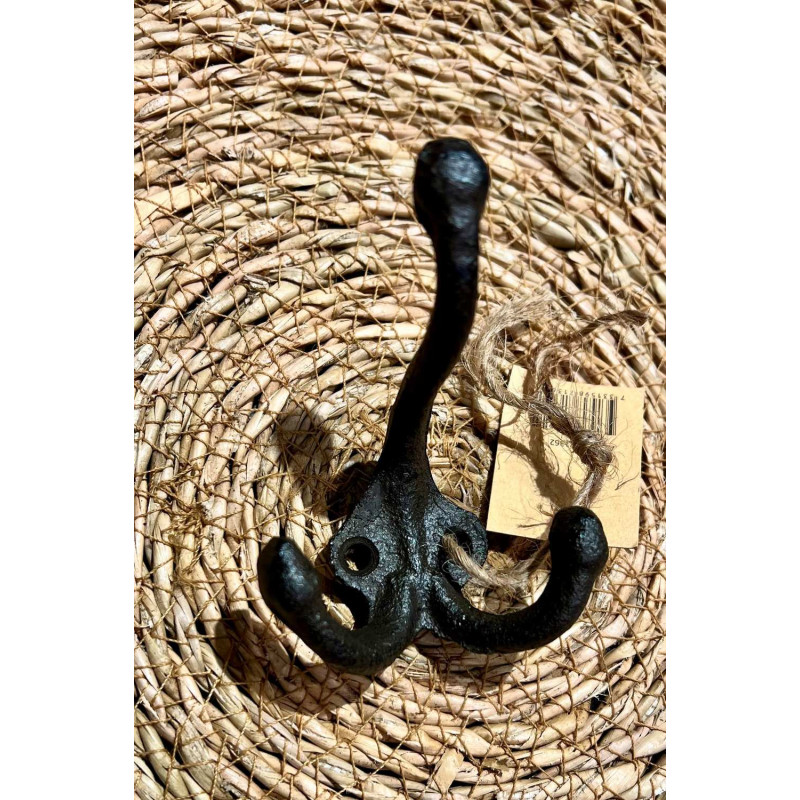 Krok Dubbel Gjutjärn Krok Dubbel Gjutjärn
