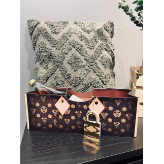 Presentpåse Vin Vinpåse Liggande Brun 35 cm Presentpåse Vin Vinpåse Liggande Brun 35 cm