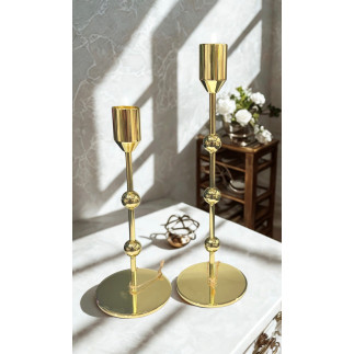 Ljusstake Guld 19 cm