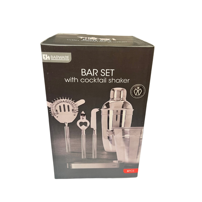 Bartenderset 6 delar Rostfritt Bartenderset 6 delar Rostfritt