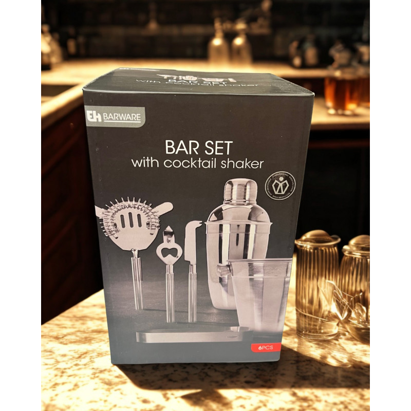 Bartenderset 6 delar Rostfritt Bartenderset 6 delar Rostfritt