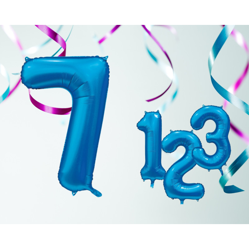 Ballong Siffra 7 Blå 86 cm Ballong Siffra 7 Blå 86 cm