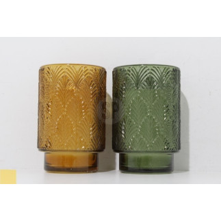 Ljus Glaskopp 13 cm Grön