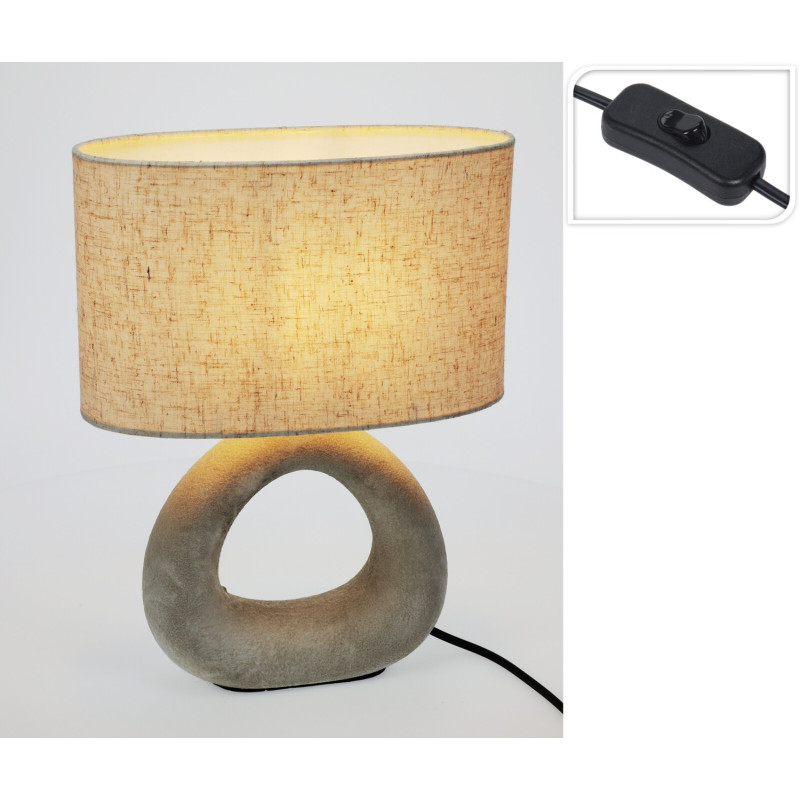 Bordslampa Lampa Keramik Vit Bordslampa Lampa Keramik Vit