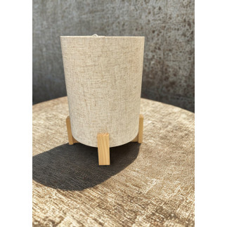 Bordslampa Lampa Trä/Textil 24 cm Bordslampa Lampa Trä/Textil 24 cm