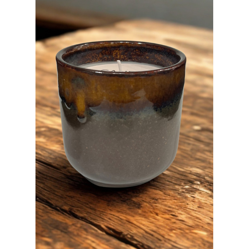 Ljus Keramik Brunt 9 cm Ljus Keramik Brunt 9 cm