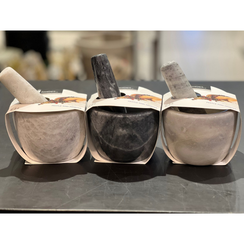 Mortel Sten Svart 12x9 cm