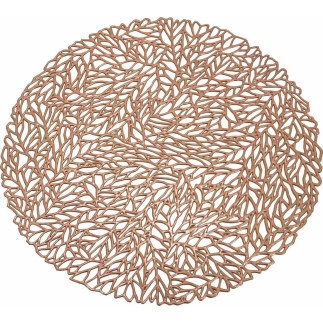 Underlägg Runt Koppar 38 cm 4-pack