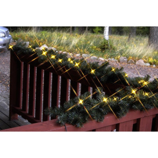 Girlang med LED 2,7 m Inne/Ute Timer