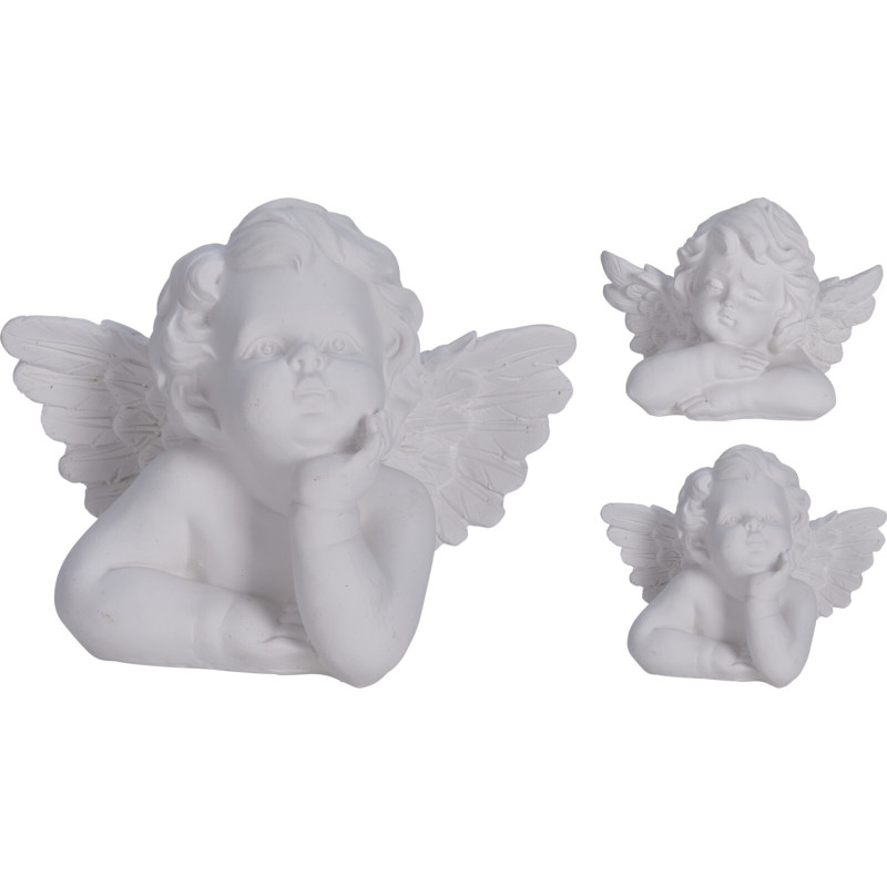 Ängel Byst Vit 13 cm