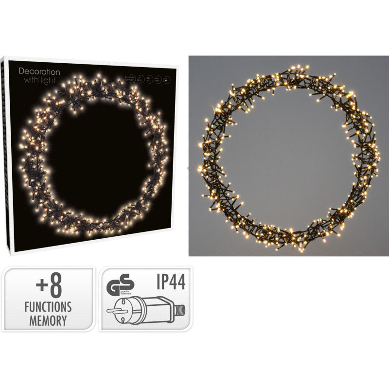 LED Krans Belysning 48 cm Ute/Inne