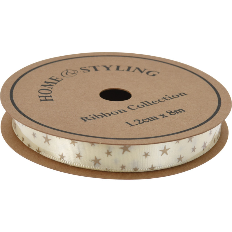 Band Textil Vitt Jul 8 meter