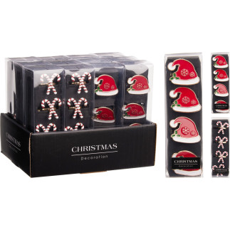 Servettring Jul Tomteluva 4-pack 