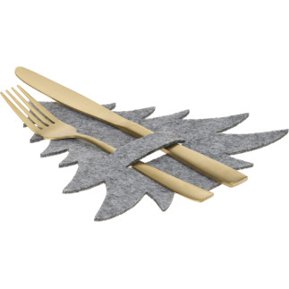 Bestickkuvert Julgran Svart Filt 4-pack