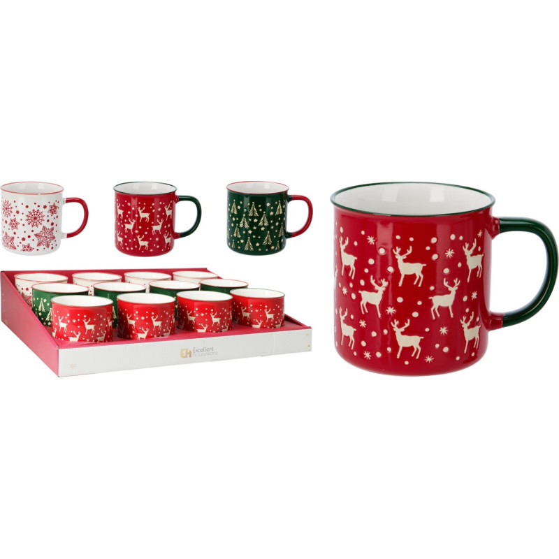 Mugg Julmugg Grön Granar 54 cl