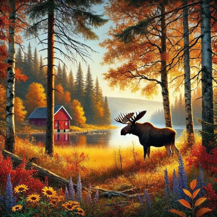 Servetter Älg 20-pack