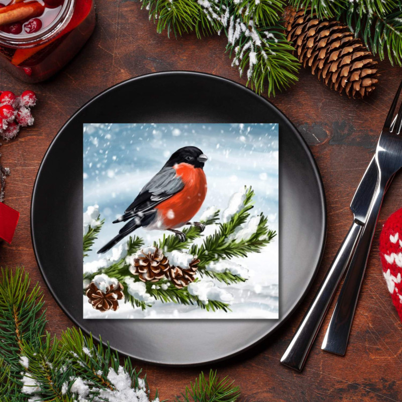 Servetter Domherre 20-pack