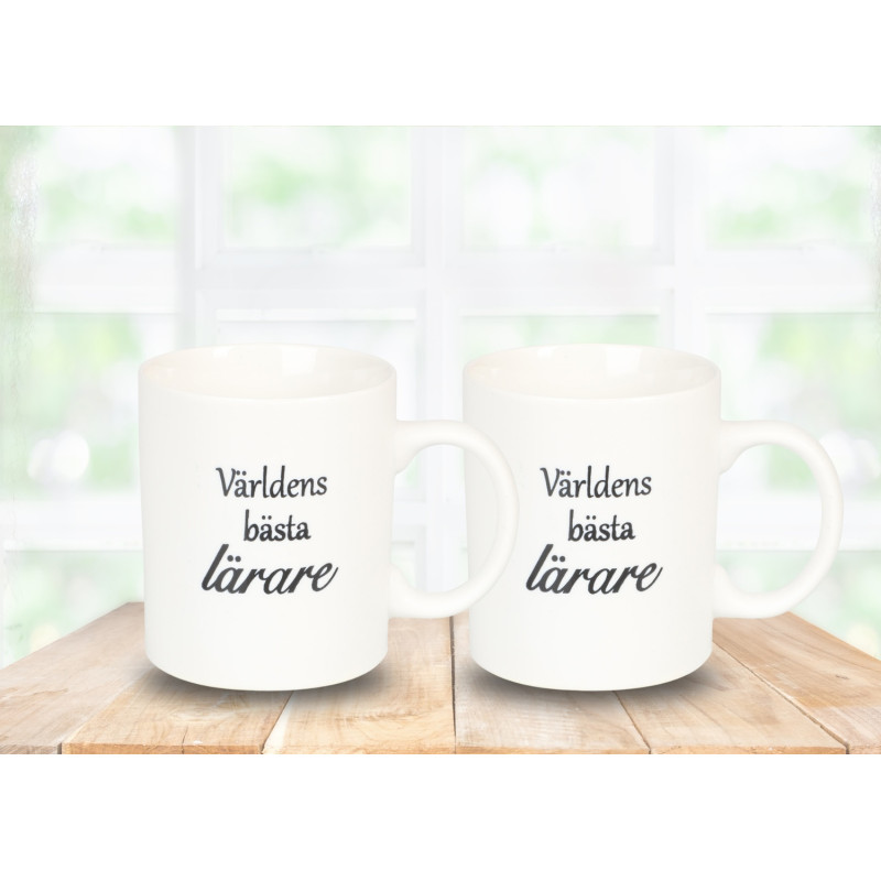 Mugg Världens bästa lärare Mugg Världens bästa lärare