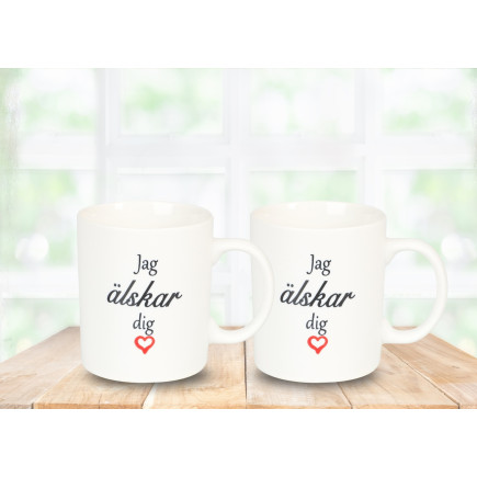 Mugg Jag älskar dig