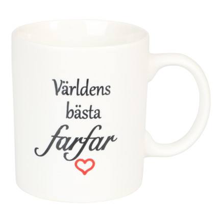 Mugg Världens bästa farfar