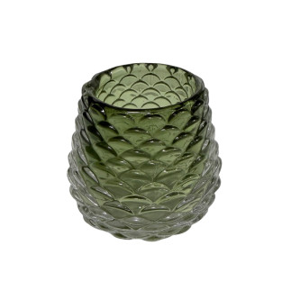 Ljuskopp Glas Grön 8,5 cm